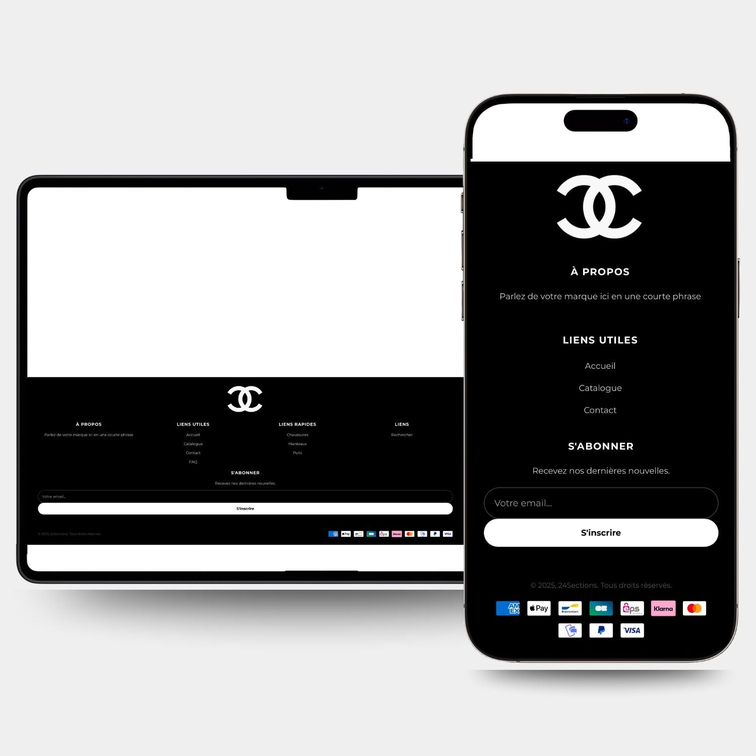 Section #47 - Footer